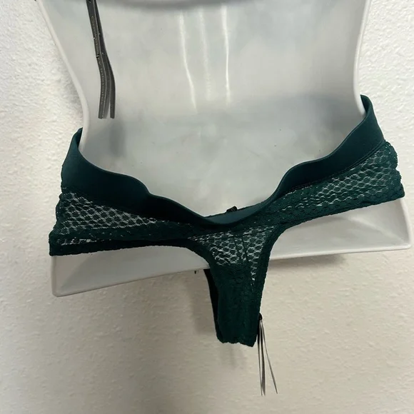 Gooseberry intimates full on glam bra and panty set lingerie emerald green - Picture 13 of 16